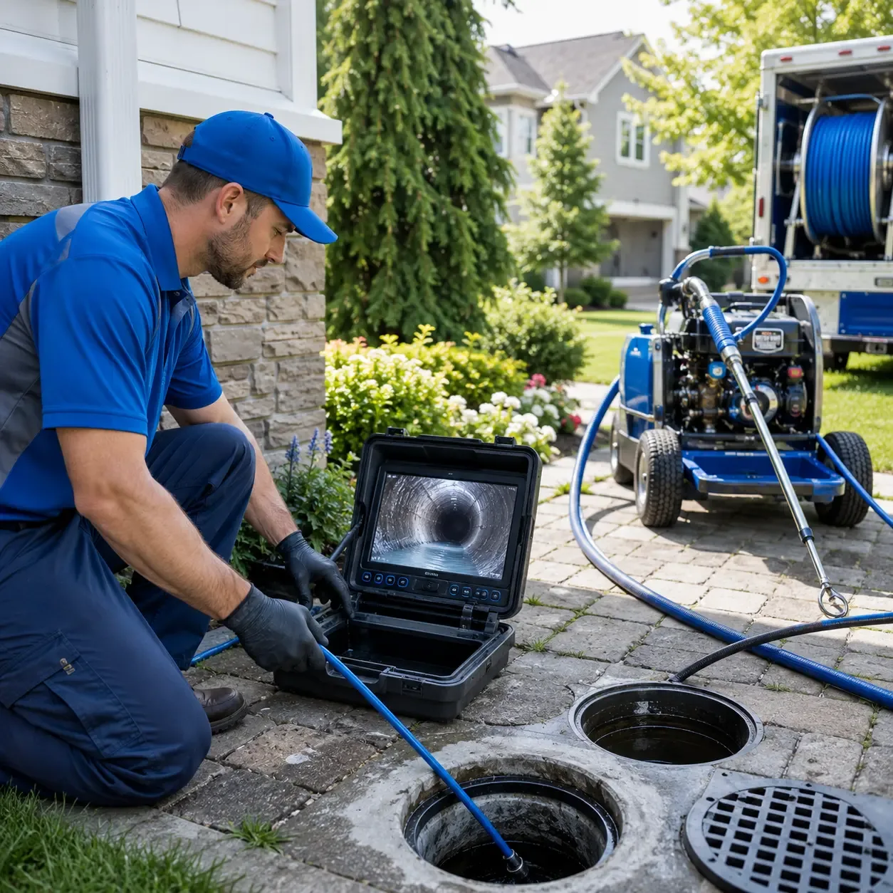 Outdoor drain cleaning professionals serving North Freedom, WI